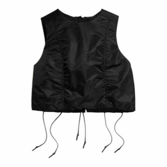 G-Star RAW MA-1 Sleeveless Cropped Puffer Tank Streetwear Techwear NWT Small - Picture 14 of 16